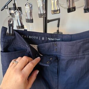 Talbots Dark Blue Perfect Shorts